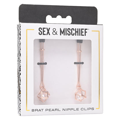 S&M Brat Pearl Nipple Clips SS09845