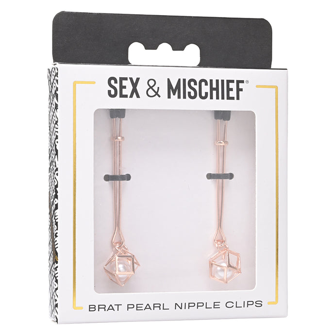 S&M Brat Pearl Nipple Clips SS09845
