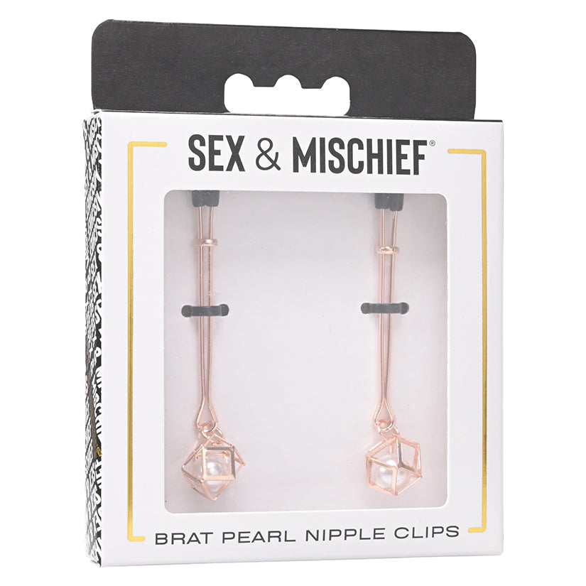 S&M Brat Pearl Nipple Clips SS09845