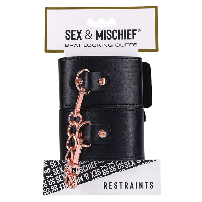 S&M Brat Locking Cuffs SS09849