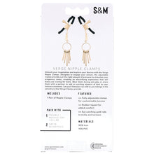 Load image into Gallery viewer, S&amp;M Verge Nipple Clamps