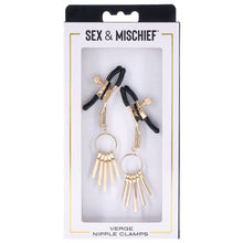 Load image into Gallery viewer, S&amp;M Verge Nipple Clamps SS09856