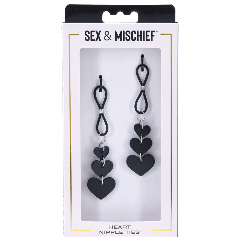 S&M Heart Nipple Ties SS09857
