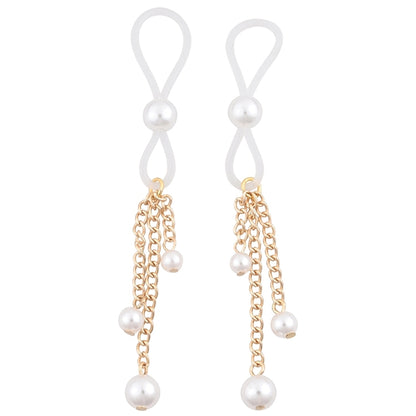 S&M Pearl Nipple Ties