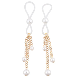 S&M Pearl Nipple Ties