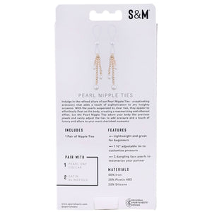 S&M Pearl Nipple Ties