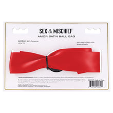 Load image into Gallery viewer, S&amp;M Amor Satin Ball Gag