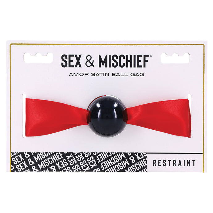 S&M Amor Satin Ball Gag SS09957