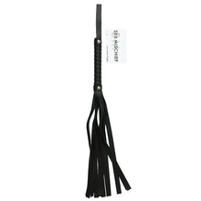 Load image into Gallery viewer, S&amp;M Black Leather Flogger SS100-40