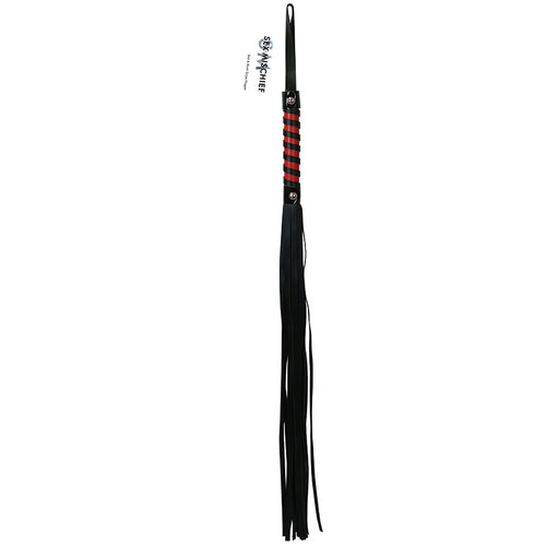 S&M Red & Black Stripe Flogger SS100-45