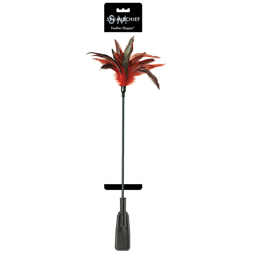 S&M Feather Slapper-Red/Black SS10062