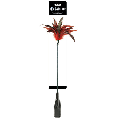 S&M Feather Slapper-Red/Black SS10062
