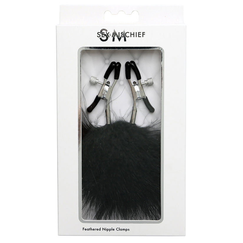 S&M Feathered Nipple Clamps SS10082