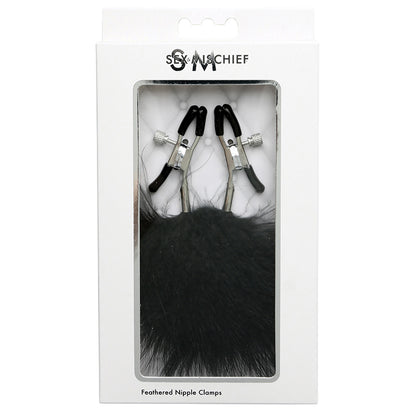 S&M Feathered Nipple Clamps SS10082