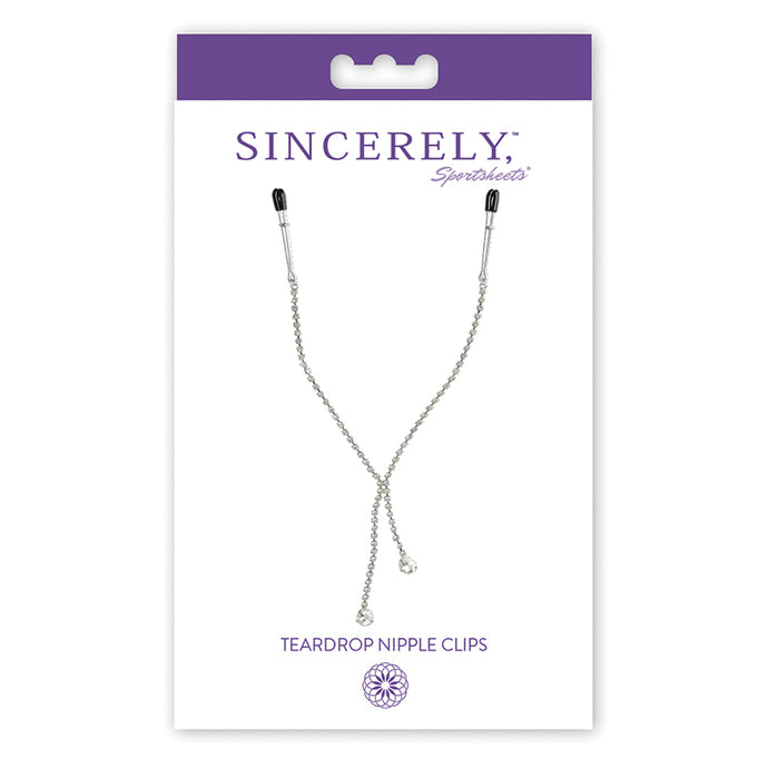 Sincerely Diamond Tear Drop Nipple Cli... SS520-32