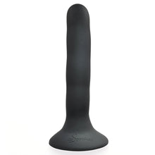 Load image into Gallery viewer, Sportsheets Merge Collection Please Silicone Dildo-Black 5.25