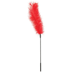 Sportsheets Ostrich Tickler-Red