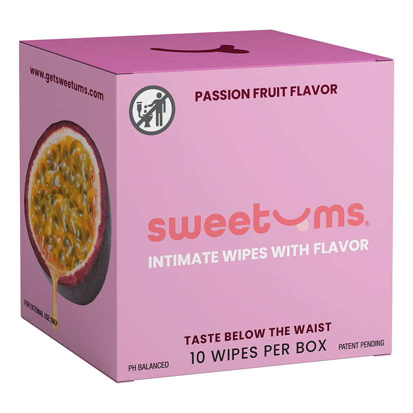 Sweetums Flavored Wipes-Passion Fruit
