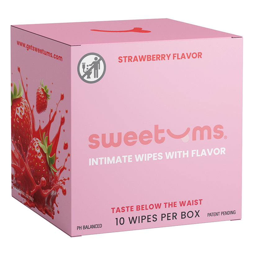 Sweetums Flavored Wipes-Strawberry