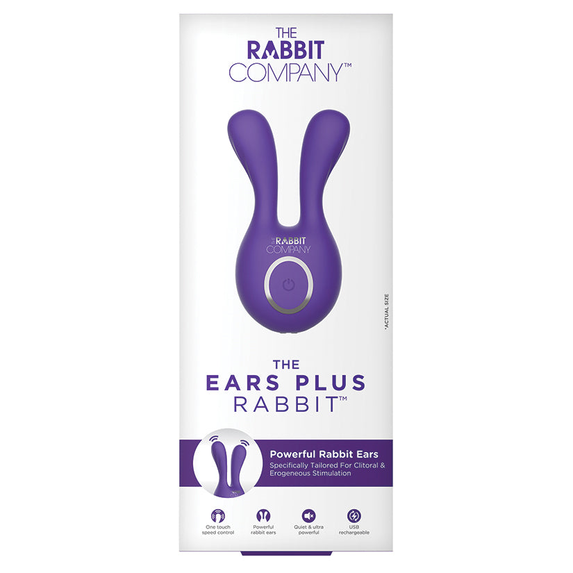 The Ears Plus Rabbit-Purple TRC-033PUR