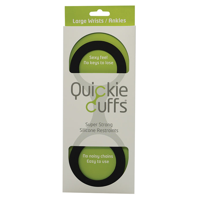 Quickie Cuffs Large-Black USQCLB