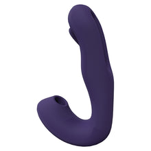 Load image into Gallery viewer, Vive Yuna Rechargeable Dual Action Airwave Vibrator-Purple