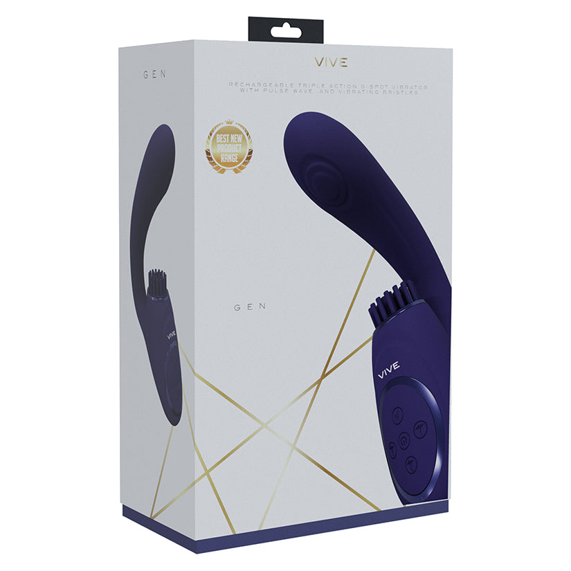 Vive Gen Triple G-Spot Vibrator with P... VIVE061PUR
