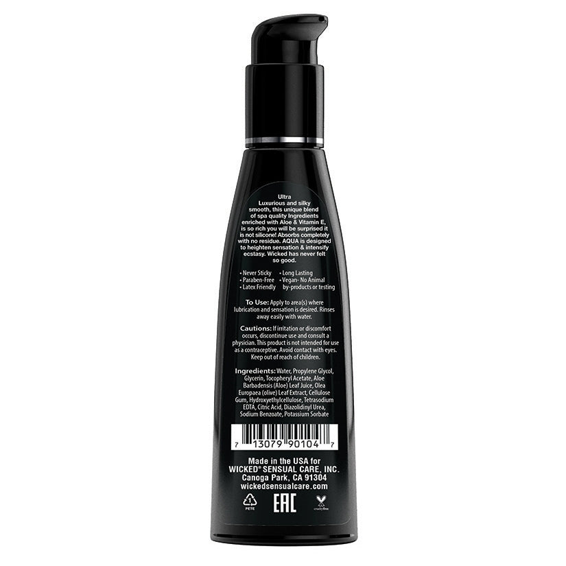 Wicked Aqua Lubricant 4oz