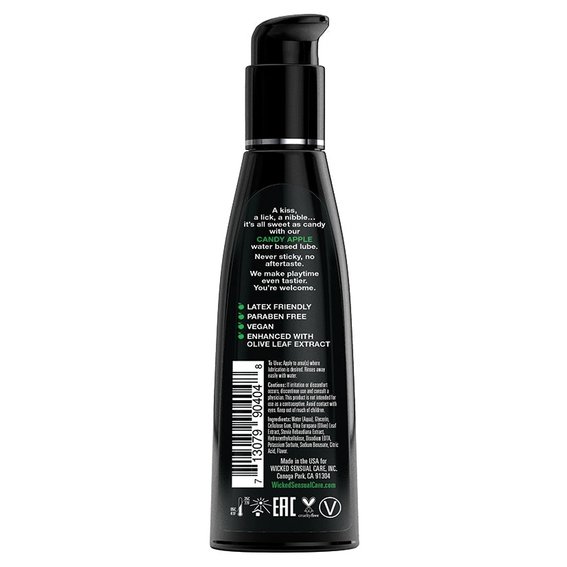 Wicked Aqua Flavored Lube-Candy Apple 4oz
