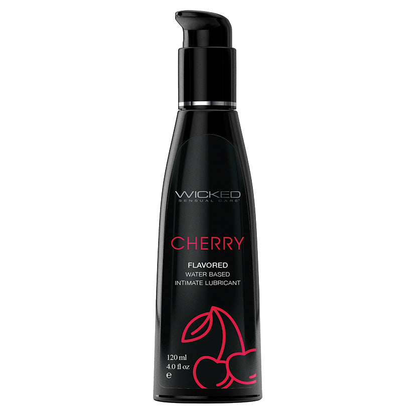 Wicked Aqua Flavored Lube-Cherry 4oz 90434