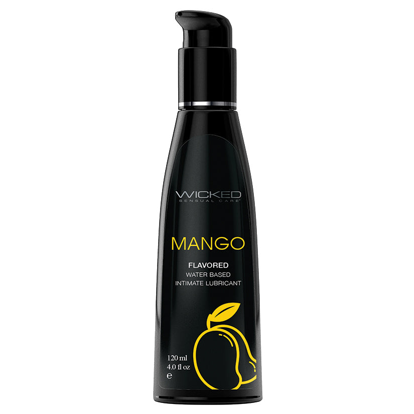 Wicked Aqua Flavored Lube-Mango 4oz 90464