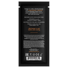 Load image into Gallery viewer, Wicked Sensual Massage Cream-Orange Blossom + Patchouli Scented 10ml