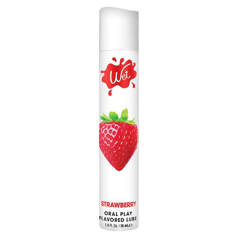 Wet Flavored Lubricant-Sexy Strawberry 1oz