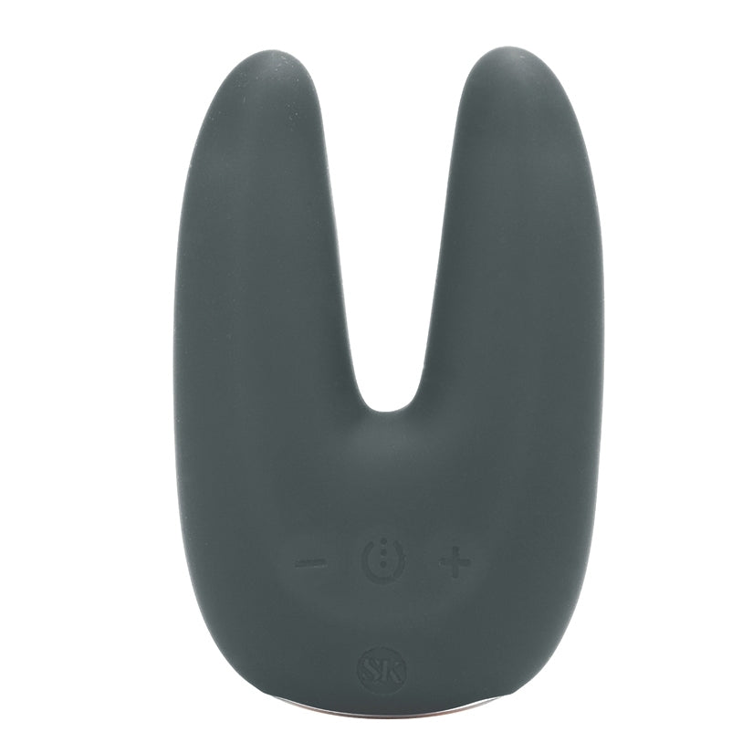 Secret Kisses Dual Motor Clitoral Vibrator-Grey