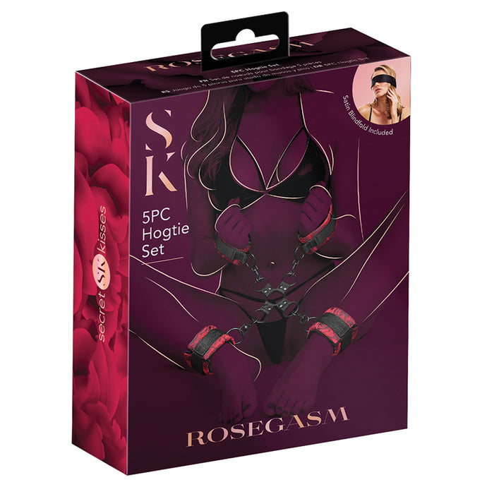 Secret Kisses Rosegasm 5pc Hogtie Set SK-1033