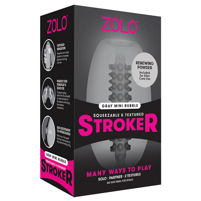 Zolo Mini Stroker Dome-Grey ZO-6027