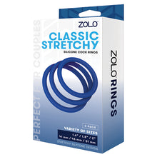 Load image into Gallery viewer, Zolo Stretchy Silicone Cock Ring Pack ... ZO-6035