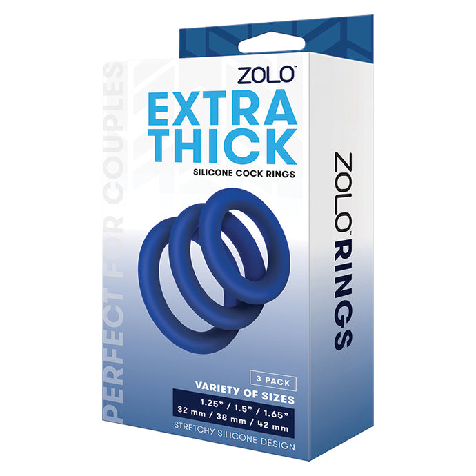 Zolo Extra Thick Silicone Cock Ring Pa... ZO-6036