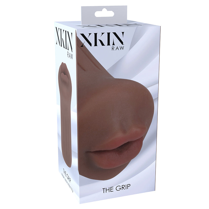 Xkin RAW The Grip Masturbator-Brown