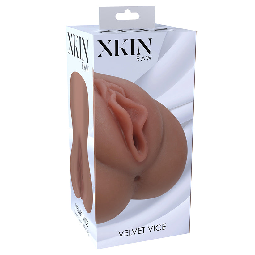 Xkin RAW Masturbator Velvet Vice-Brown