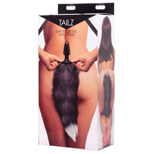 Tailz Fox Tail Anal Plug-Grey AD657