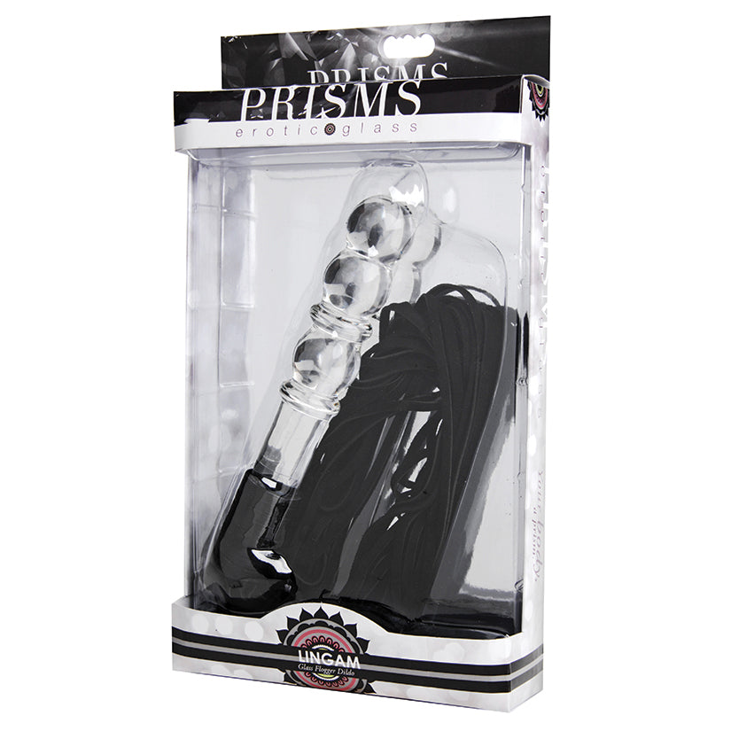 Prisms Lingam Glass Dildo Flogger AE387