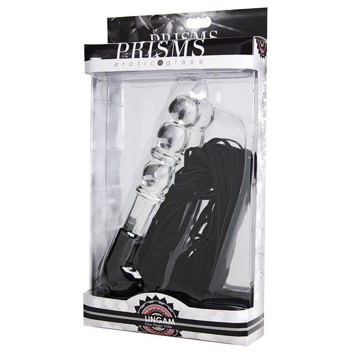 Prisms Lingam Glass Dildo Flogger AE387