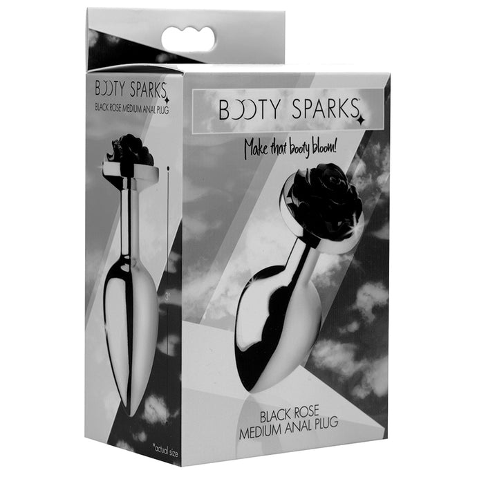 Booty Sparks Black Rose Anal Plug-Medi... AF635-Medium