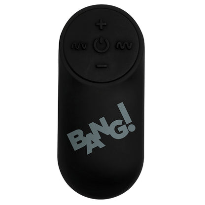 Bang Vibrating Bullet with Remote Control-Black