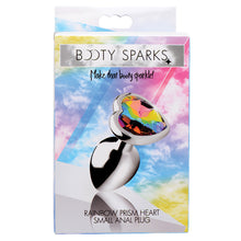 Load image into Gallery viewer, Booty Sparks Rainbow Prism Heart Anal ... AG374-Small