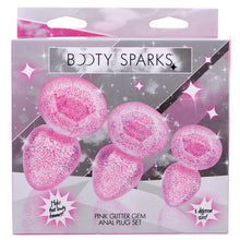 Load image into Gallery viewer, Booty Sparks Glitter Gem Anal Plug Set... AG587-Pink