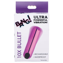 Load image into Gallery viewer, Bang! 10X Rechargeable Vibrating Metal... AG656-Purple