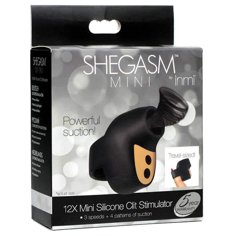 Shegasm Mini 12X Mini Silicone Clit St... AG731-Black