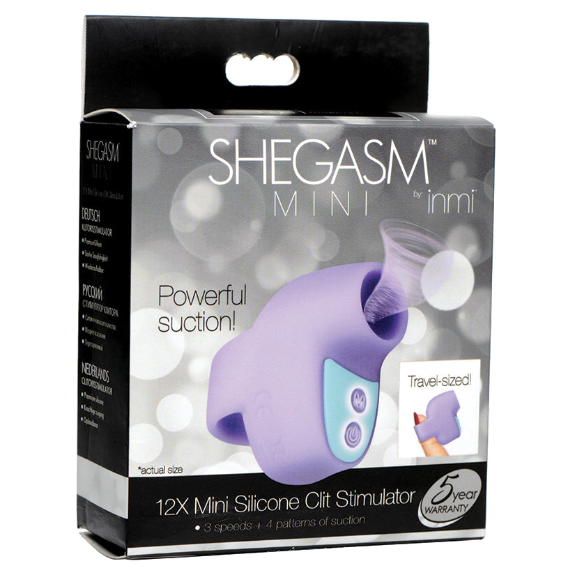 Shegasm Mini 12X Mini Silicone Clit St... AG731-Purple